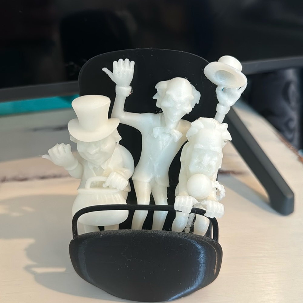 Disney Haunted Mansion Hitchhiking Ghosts & Doom Buggy 3D printed Glow in Dark!